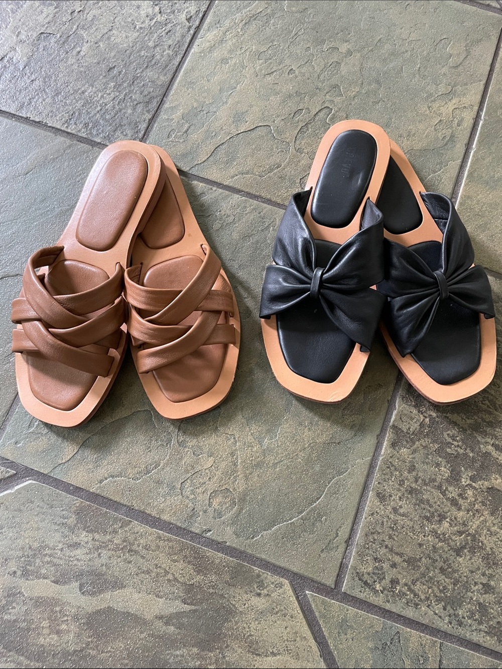 Crevo leather sandals